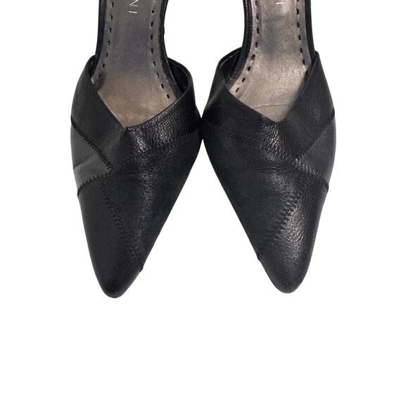 Gianni Bini Women's Pointed Toe Pumps Size 8.5M Black Faux Leather - Picture 2 of 9